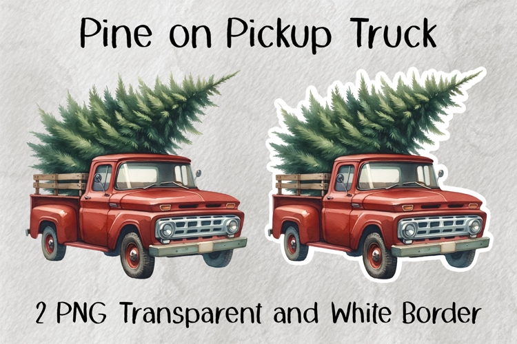 Christmas Truck Clipart