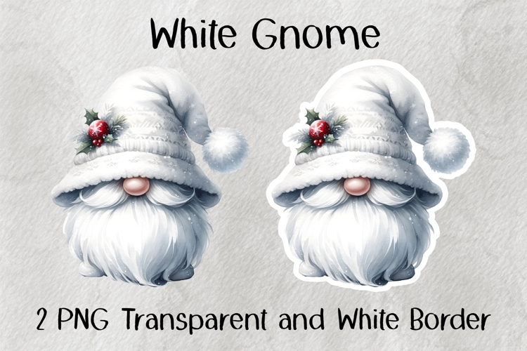 White Gnome PNG