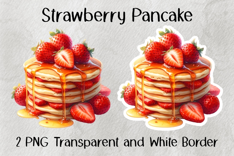 Strawberry Pancake PNG