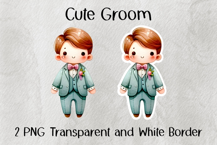 Cute Groom PNG