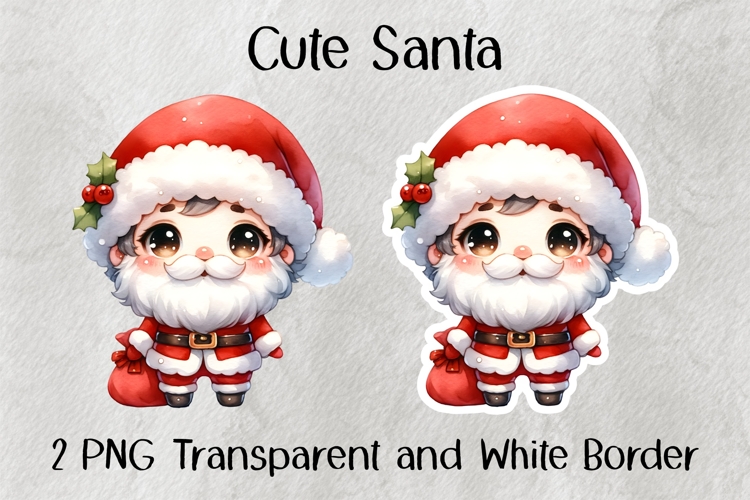 Cute Santa PNG