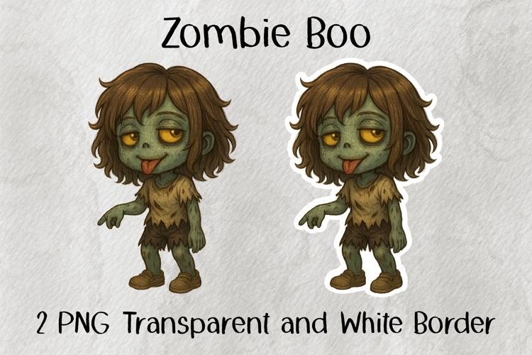 Zombie Boo PNG