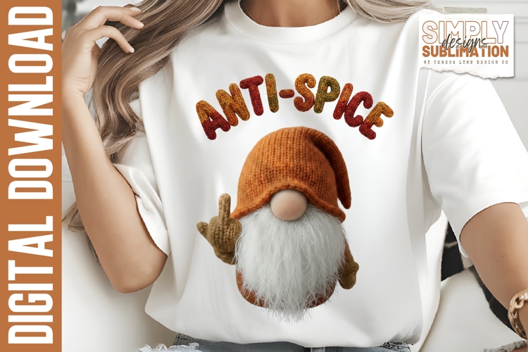 The Anti Spice Gnome, Anti-socialist Fall Sublimation Png