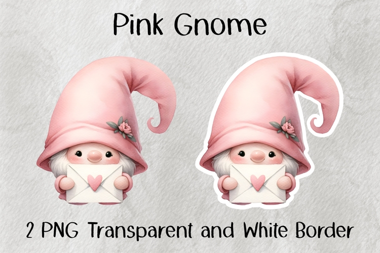 Pink Gnome PNG