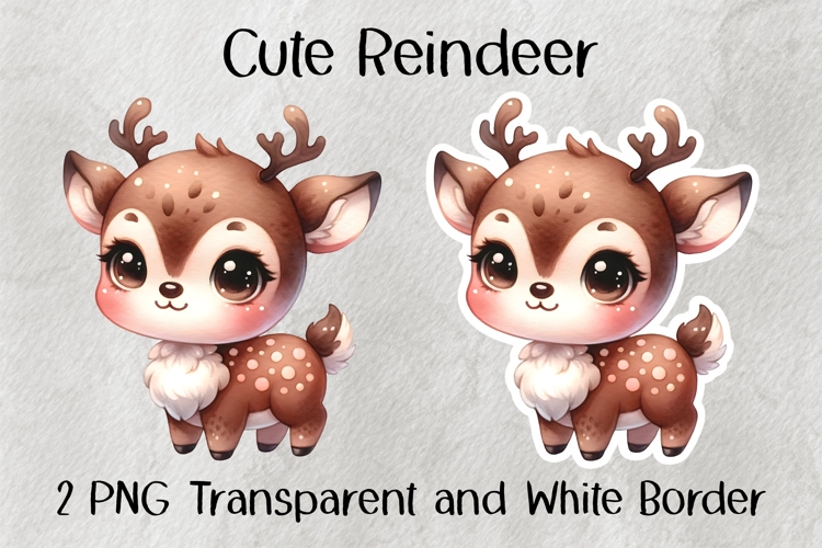 Cute Reindeer PNG