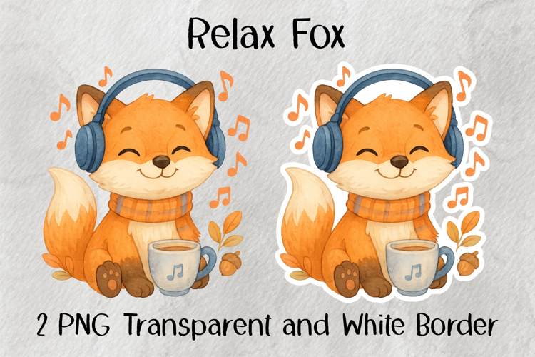 Relax Fox PNG