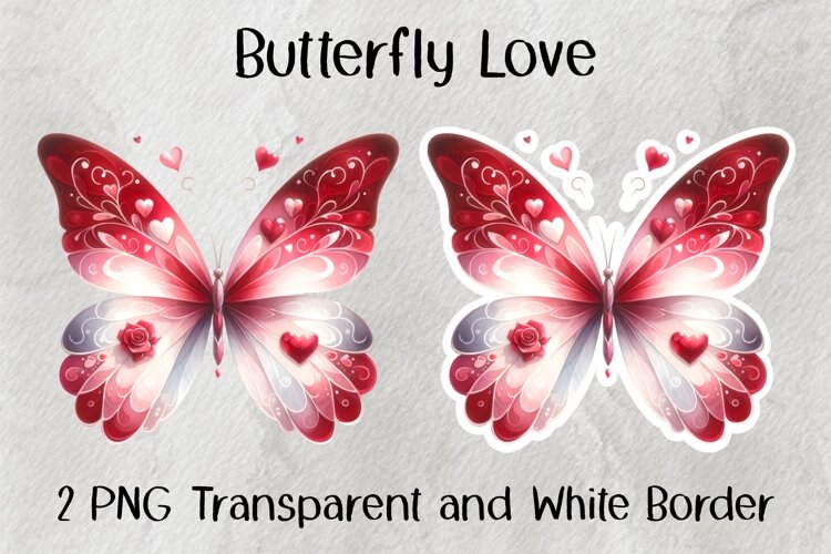Butterfly Love PNG example image 1