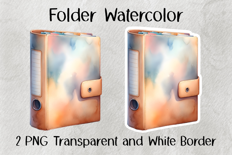 Folder Watercolor PNG