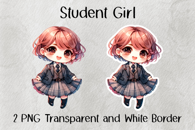 Student Girl PNG