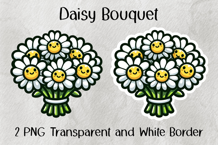 Daisy Bouquet PNG