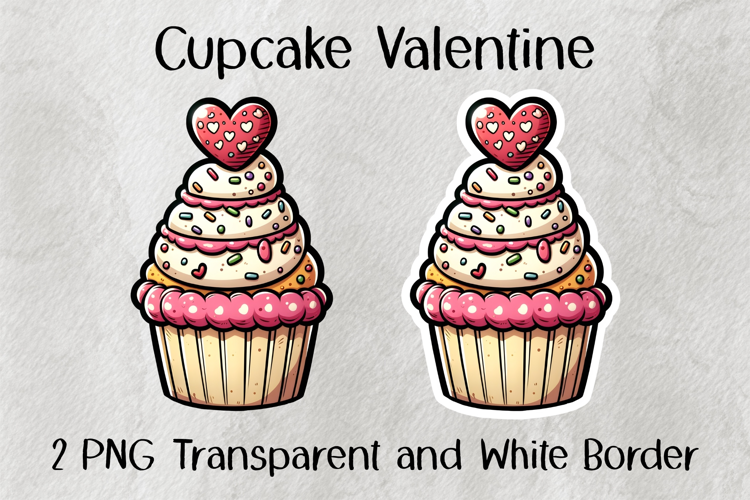Cupcake Valentine PNG