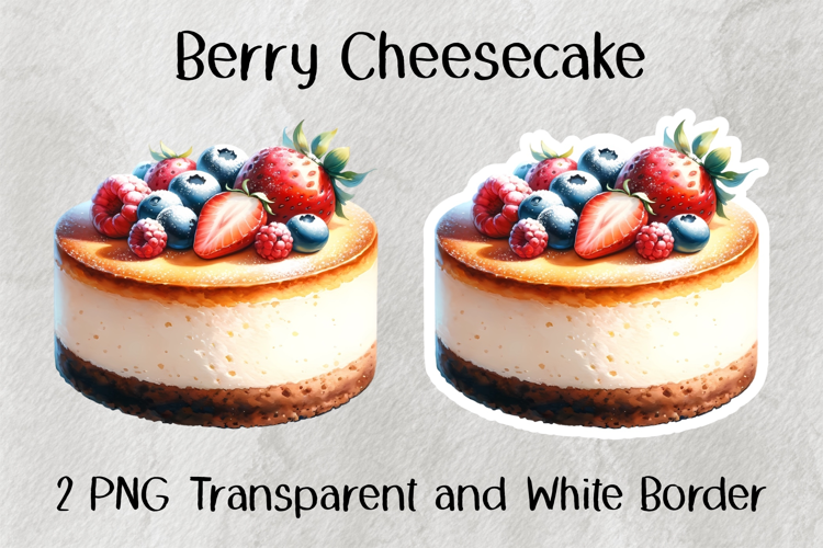 Berry Cheesecake PNG