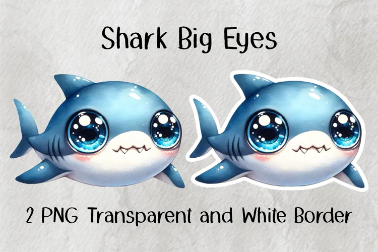 Shark Big Eyes PNG