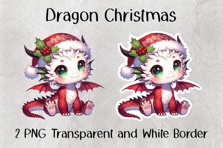 Dragon Christmas PNG