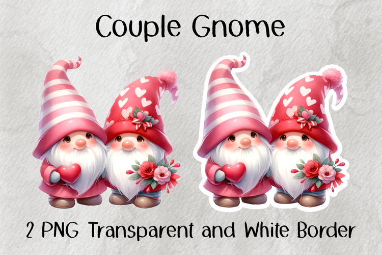 Couple Gnome PNG