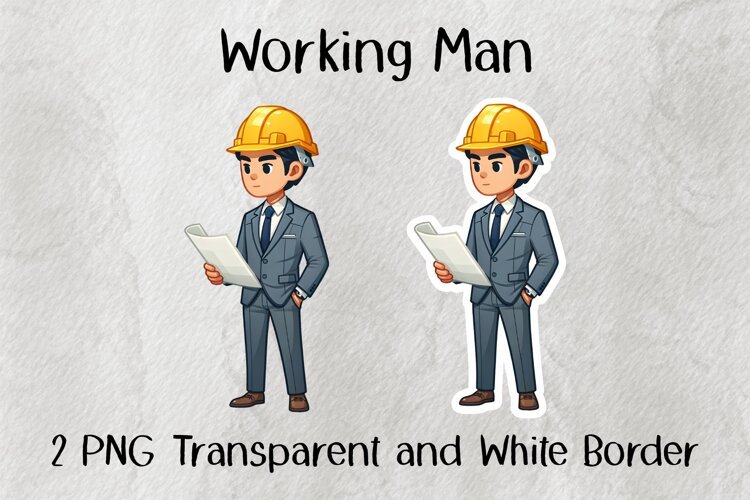 Working Man PNG example image 1
