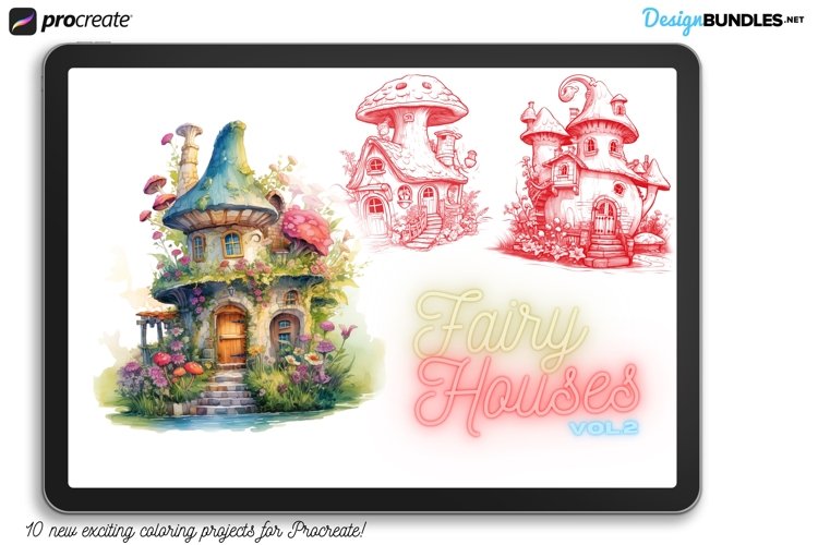 Procreate, Fairy houses Vol.2