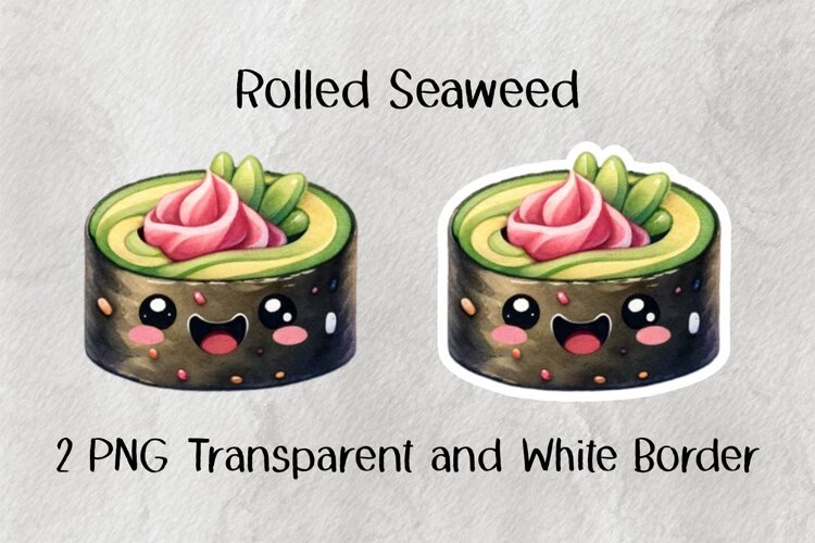 Rolled Seaweed PNG example image 1