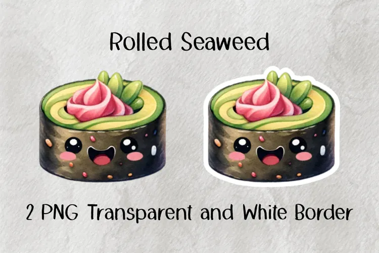 Rolled Seaweed PNG