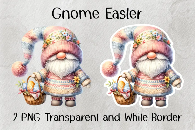 Gnome Easter PNG