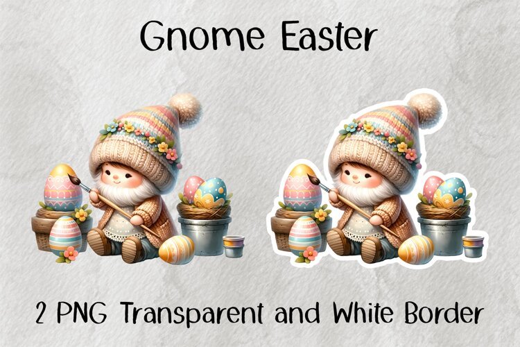 Gnome Easter PNG example image 1