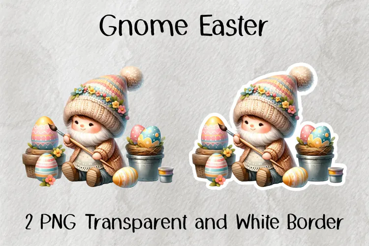 Gnome Easter PNG