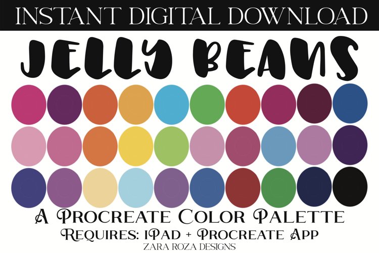 Jelly Beans - Procreate Color Palette