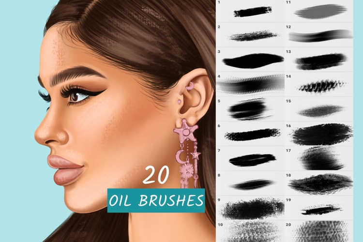 Oil Brushes Procreate Image 4