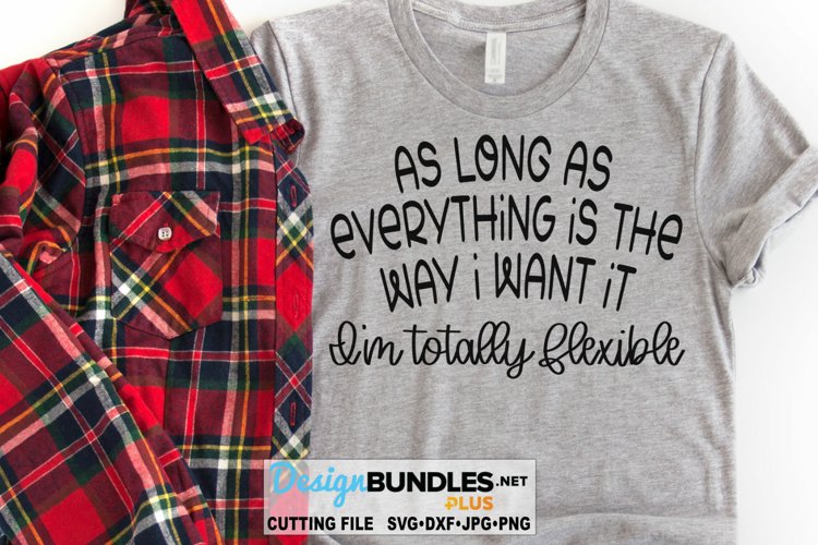 Everything Is The Way I Want It Im Flexible SVG | Funny SVG