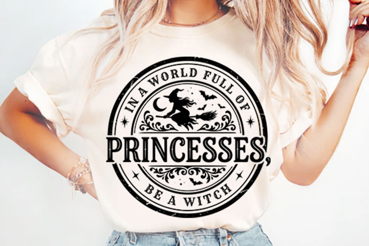 In A World Full of Princesses Be A Witch PNG Designs