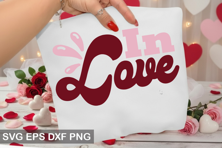 In Love - Retro Valentine Day Design