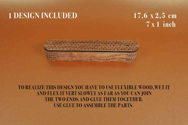 Incense Holder Flexi Box Vector File for Laser Cutter.