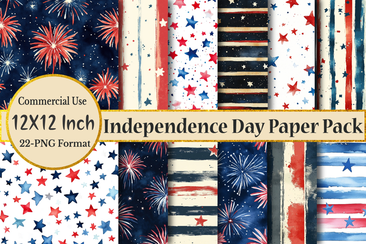 Independence Day Digital Paper Pack