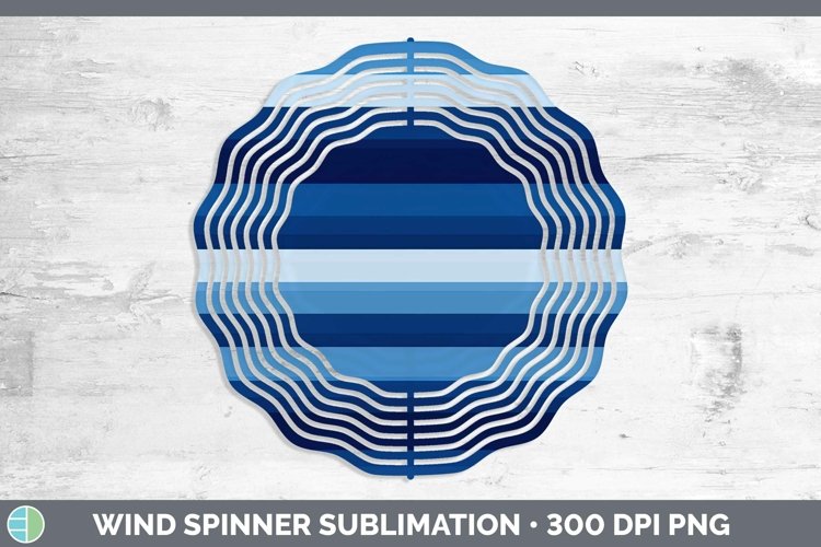 GorgeousIndigo Wind Spinner design.