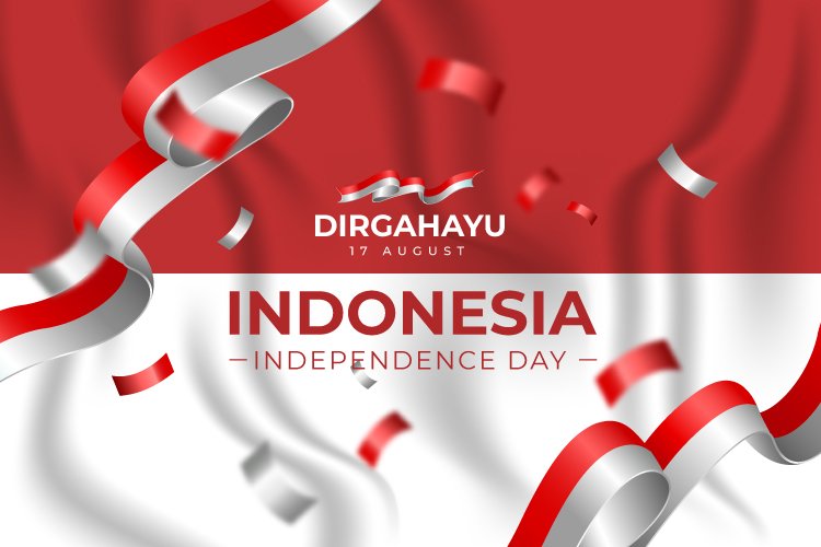 Indonesian Independence Day Landscape Banner Template example image 1