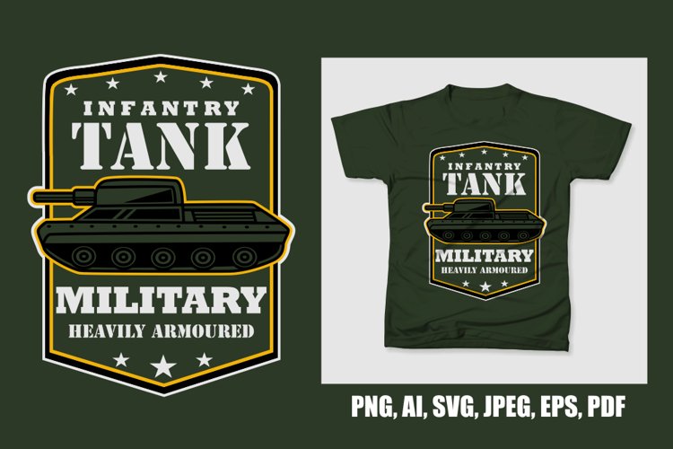 Infantry Tank Cartoon example image 1