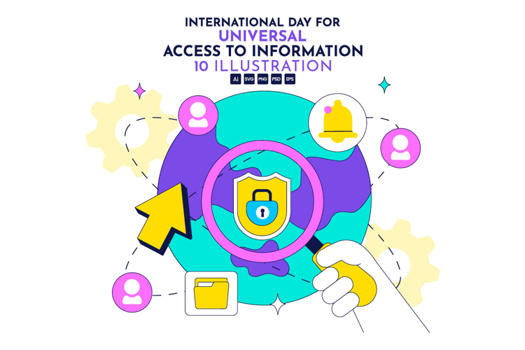10 Universal Access to Information Illustration