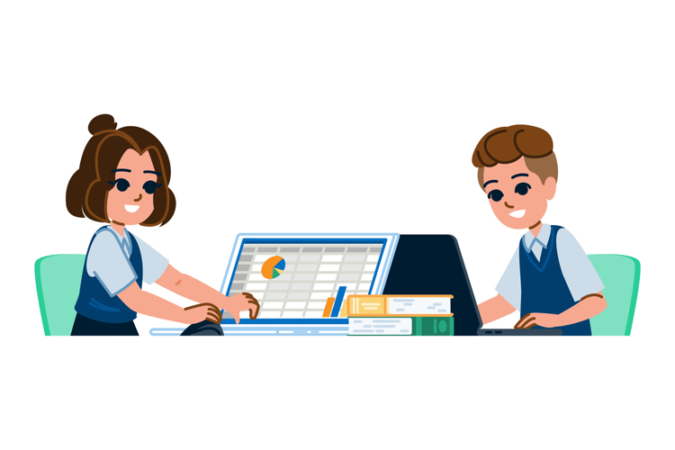 software information technology school education vector