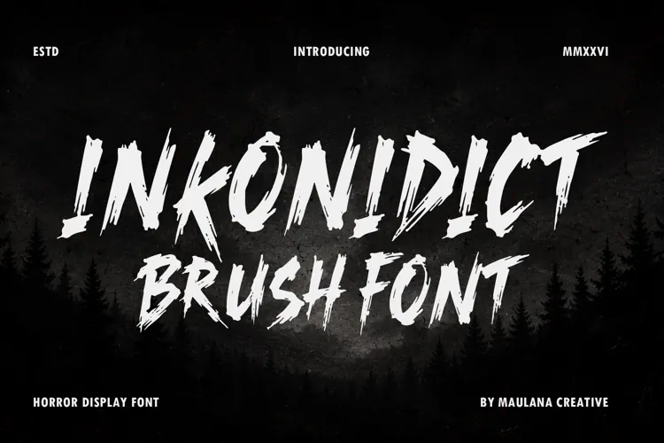 Inkonidict Horror Brush Halloween