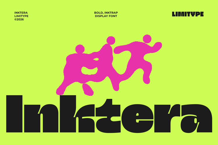 Inktera - Bold Inktrap Font example image 1