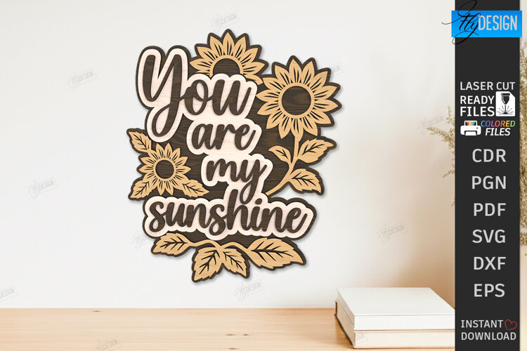 Inspirational Quote Decor Laser Cut | Inspirational Wall Art example image 1