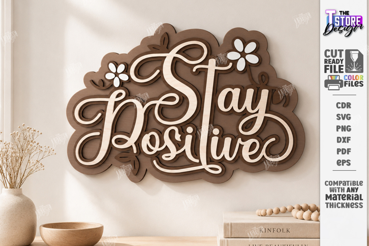 Inspirational Quotes Laser Cut | 3D Wall Decor | Wall Art