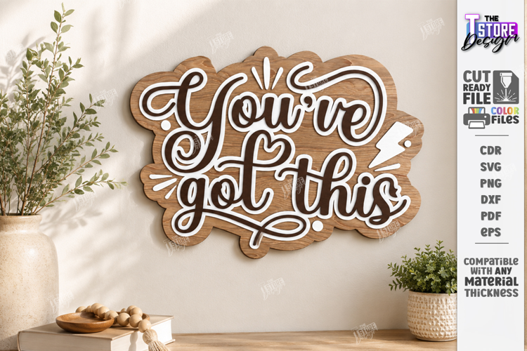 Inspirational Quotes Laser Cut | 3D Wall Decor | Wall Art