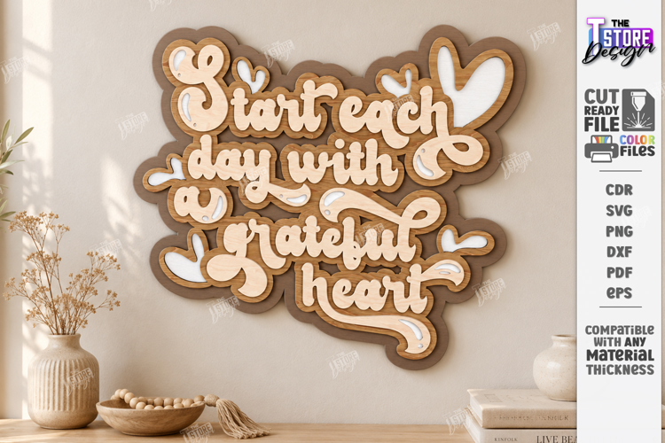 Inspirational Quotes Laser Cut | 3D Wall Decor | Wall Art