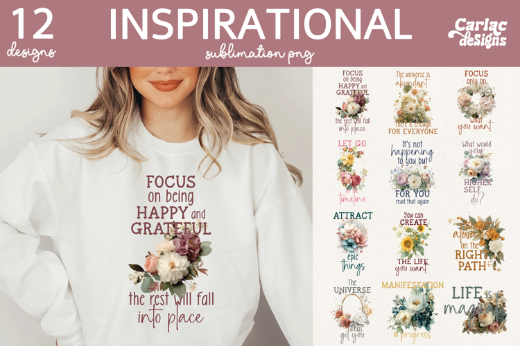 Inspirational Shirt Sublimation Bundle
