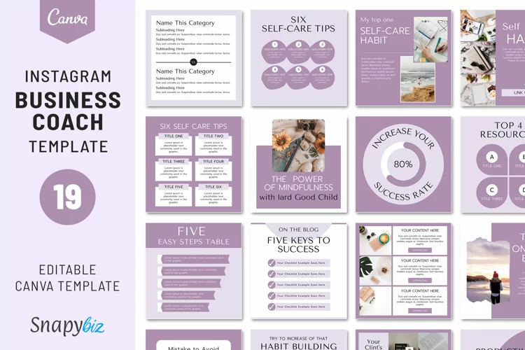 Life Coach Templates | Canva Coaching | Branding coach