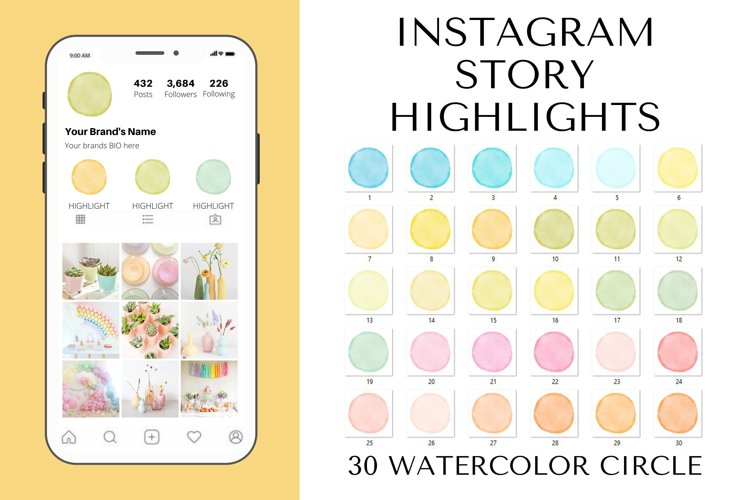 Instagram highlight icons - pastel candy