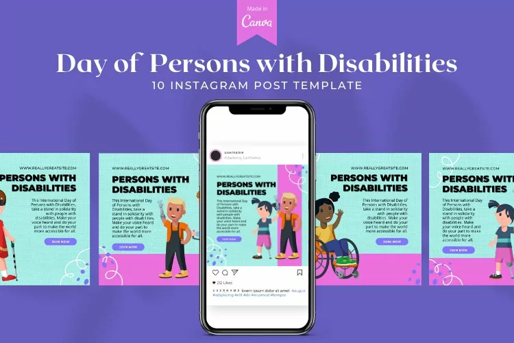 International Day of Persons with Disability Canva Template