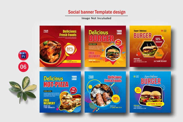 Restaurant Instagram Post Templates example image 1