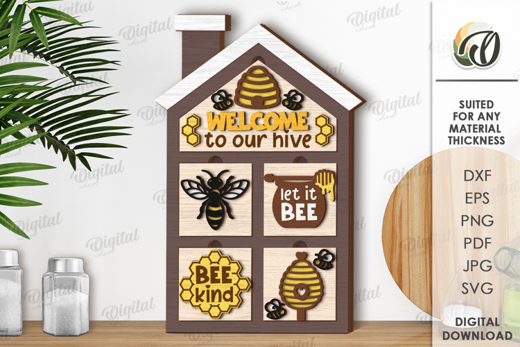 Bee Hive Clipart Image 3